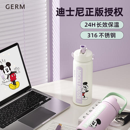 闽宁镇Nonton定制--唐老鸭系列轻氧运动保温杯（云粉蓝）630mI 商品图5