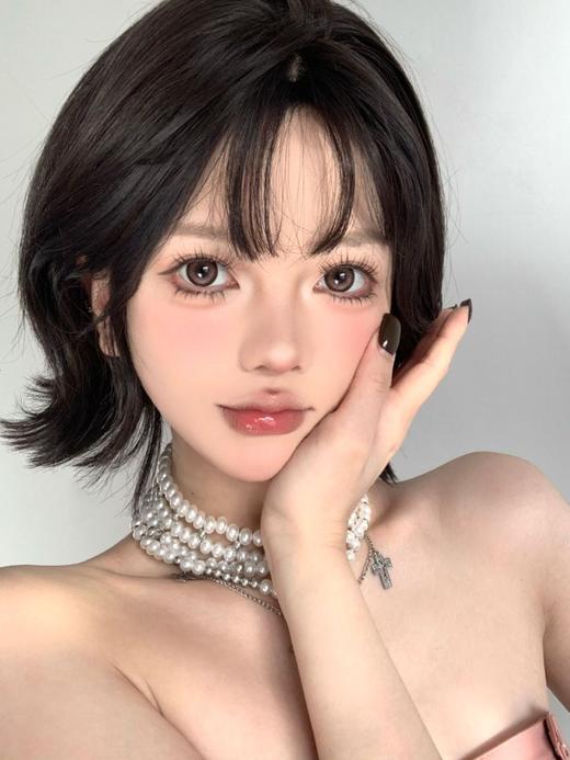 【大直径半年抛】SUPERBIGCON--乌兰湖心脏 粉褐-14.5mm【半年抛0-800度 无525/575】 商品图6