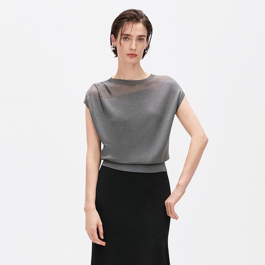 渠道货！2025年夏季新款圆领无袖法式气质针织衫上衣女高级感！ 商品图5