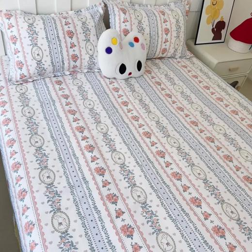 【59.9带走！】细纱粗布软凉席(花边款）老粗布三件套 商品图9