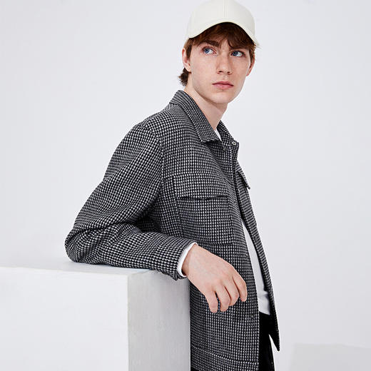 纳维凯尔Navigare意大利小帆船 冬季亲肤保暖男士呢夹克外套 1331413510 商品图1