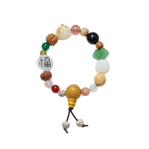 【十八籽儿童款】敦煌福泽祈福十八籽菩提手串 多宝佛珠儿童手串18籽念珠 商品图4