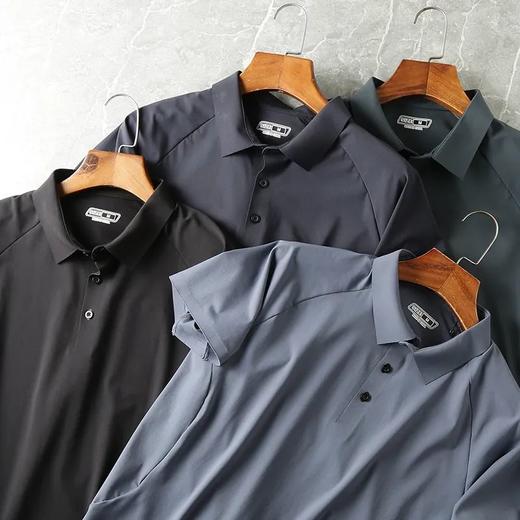 4色无缝压胶运动速干短袖POLO衫 商品图1