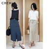 尘衣｜25春夏进口亚麻直筒显瘦半裙 商品缩略图0