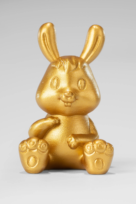 朱炳仁铜5#十二生肖兔-3