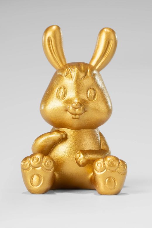 朱炳仁铜5#十二生肖兔-3 商品图0