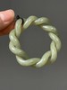 和田青黄玉镂雕绞绳麻花形环，顺丰包邮 商品缩略图13