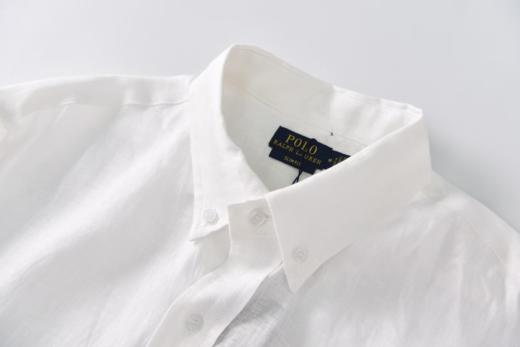 Ralph Laure* 拉夫劳伦 亚麻衬衫 白色蓝色轻薄衬衫（BG） 商品图13