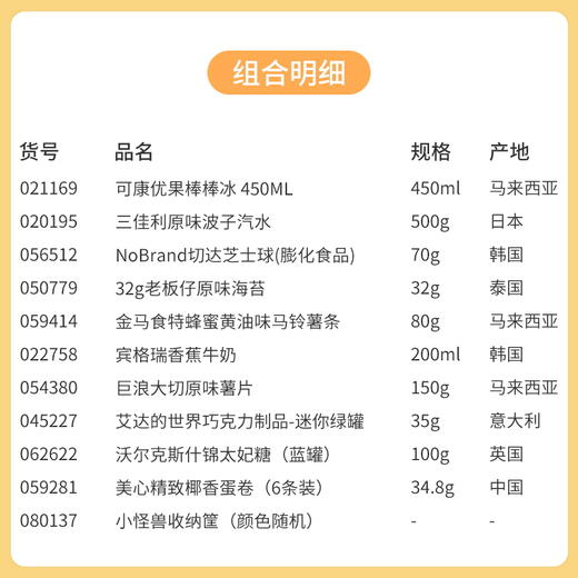 【儿童节欢乐购】有礼童享六一钜惠-小怪兽收纳筐款套餐F 收纳筐图案随机 商品图1