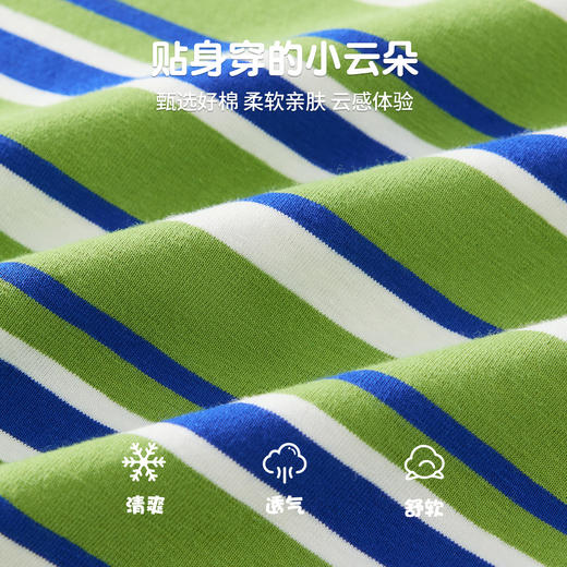 【90-140】【泰迪】男童夏款条纹短袖T恤 商品图6