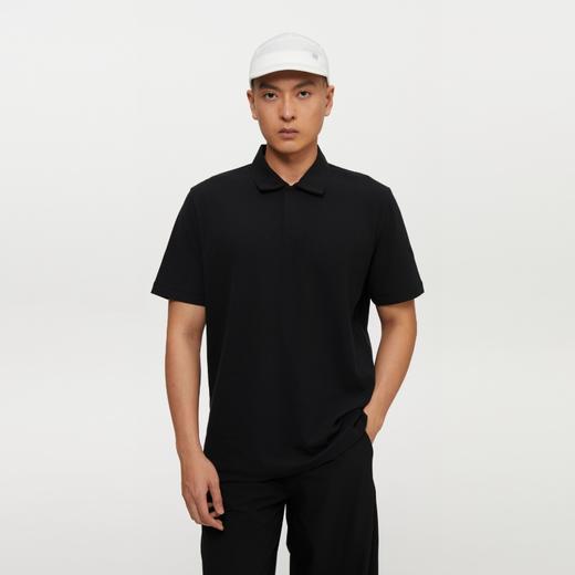 oneup凉感珠地宽松短袖Polo 商品图2