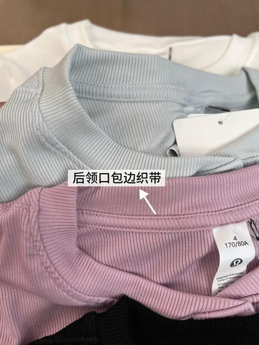 原单正品 lulu纽扣亨利衫短袖，Hold Tight亨利衫短袖版
颜色：黑色/白色/薰衣草紫/翡翠灰
尺码：4/6/8码 商品图4