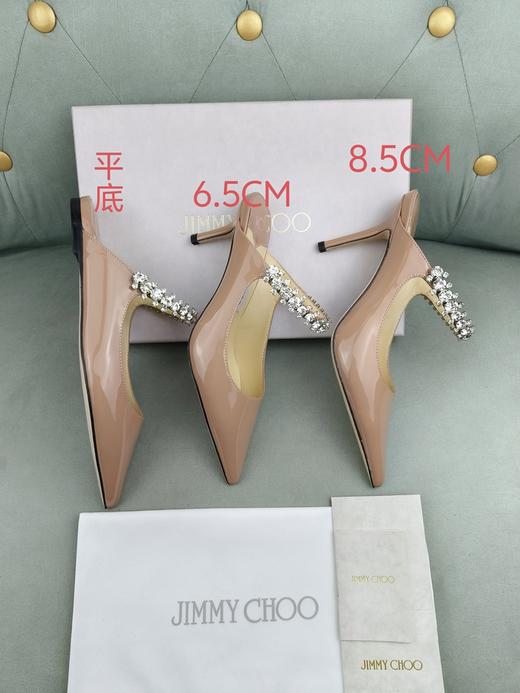 Jimmy Choo（吉米周）新款漆皮水钻链条系列平底/中跟/高跟鞋（HC） 商品图0