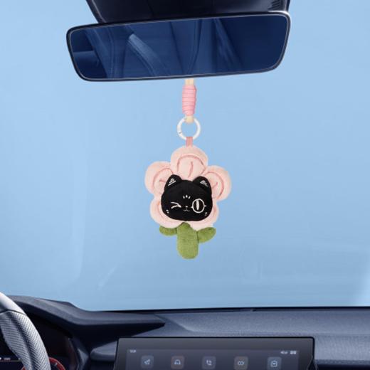 大英博物馆 巴斯特系列 “有钱花”萌猫毛绒钥匙扣 香氛挂件 商品图2