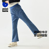 【软牛仔】迷你巴拉女童裤子2025春新品宝宝甜美喇叭弹力长裤 商品缩略图0