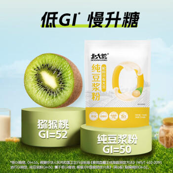 北大荒纯豆浆粉126g（7条）无添加低GI高纤高蛋白非转基因谷物早餐 商品图0