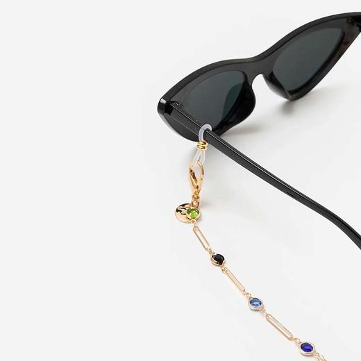 订购6周到｜La Coque Française-Suri-金色 彩色串珠 眼镜链［法国设计师］ 商品图1