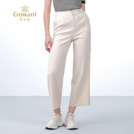 乔万尼2025新品挺括百搭西装直筒裤ED2F510 商品图2