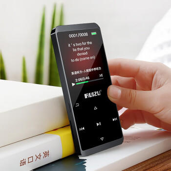 锐族D02 8G mp3/mp4无损音乐播放器带蓝牙[国补]外放触摸迷你学生mp5随身听看小说电子书 /数码 /影音娱乐 /MP3/MP4音乐播放器 商品图0