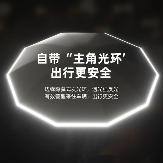 【雨伞防晒二合一】2025新品全自动雨伞安全机械是防回弹节节收反向折叠伞黑胶防晒伞 商品图8