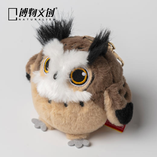 博物文创 小圆宝雕鸮 挂件书包旅游新年元旦生日礼物 商品图4