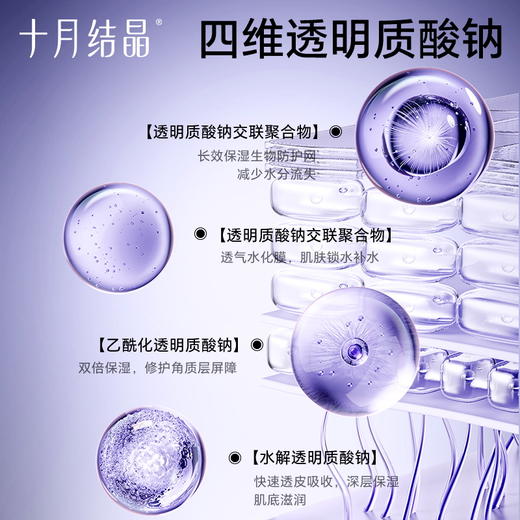 【满99-20/199-50】双蓝保湿补水润肤精华水15ml+精华乳15g护肤品小样 商品图3