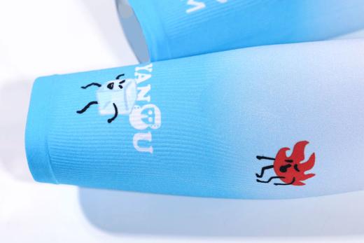 严素冰丝臂套,2025冰饮新配色KEEP CALM 袖套,速干,排汗,透气,防晒,温度调节 商品图5