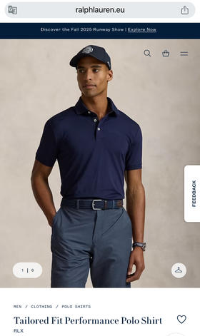 R.L.X夏季 速干短袖柔韧吸湿翻领T衫Polo衫 TX498