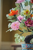 【已售】独角鹿西洋古董 中国出品传统花卉纹景泰蓝盆装饰「富贵牡丹」珍宝像生盆景摆件 商品缩略图1