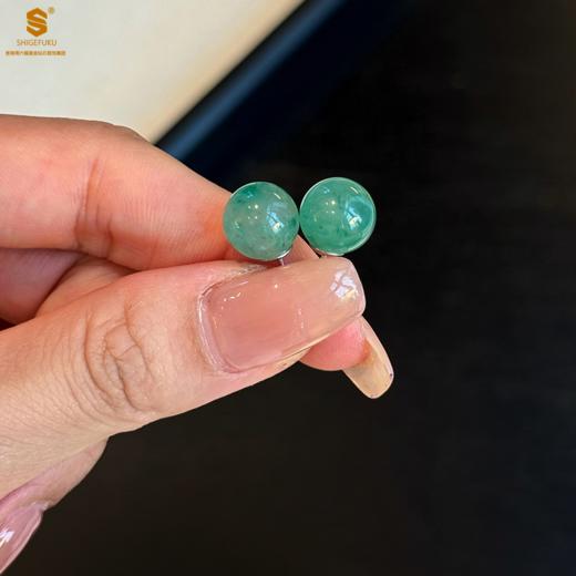 【香港周六福黄金钻石首饰】A级冰绿非洲翠首饰 商品图13