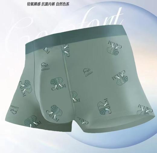 MH竹纤维男士印花无痕平角内裤（吉象）31366 商品图0