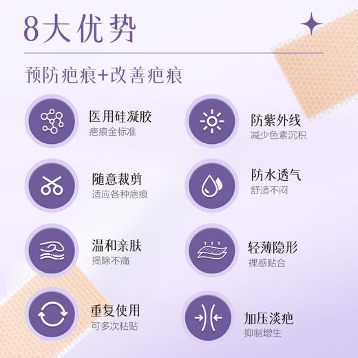 【积分兑换】可孚颜本舒医用疤痕贴  15cm*3cm（1片） 商品图2