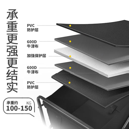 德则多功能折叠后开门推车DEZ-YDC09 商品图2