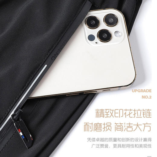 户外冰丝裤男超薄夏季男裤高弹力运动休闲裤速干丝滑冰爽直筒长裤 商品图2