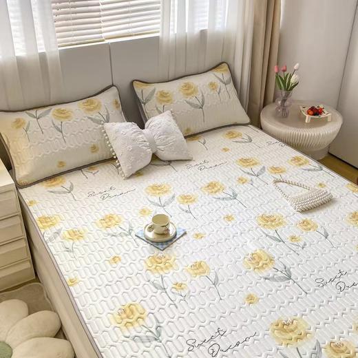 【快递包邮】红蜻蜓乳胶席凉席三件套-花开朵朵HQT-5003 商品图2