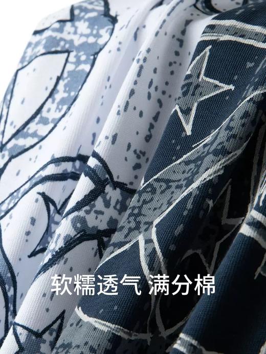 【150年纪念款满印纯棉】SCHIESSER德国舒雅中性款150周年纯棉休闲外穿满印天枰logoT恤3Z/25849U 商品图9