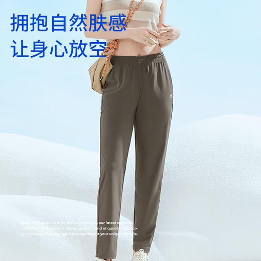 【69元1件，129元2件】女士全锦高弹九分樱花裤-2252216 商品图0