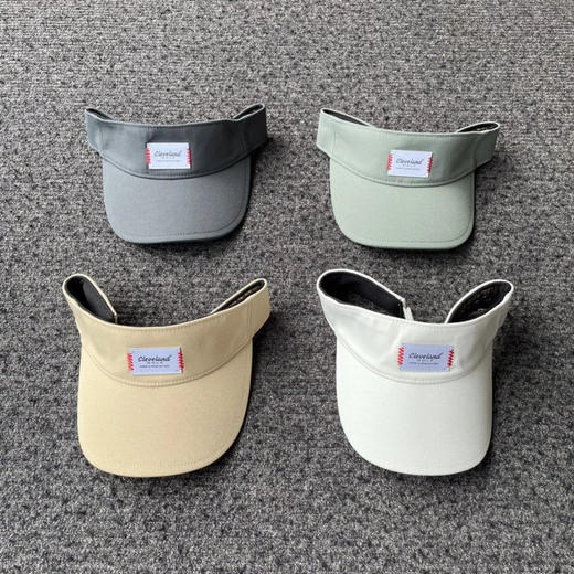 25新款正品克利夫兰高尔夫无顶帽，快干透气，四个色，均码头围可调 商品图0