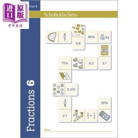 【中商原版】Fractions Decimals & Percentages 6 英国Schofield小学教辅 分数小数和百分比 6年级 英文原版幼小数学学习教辅