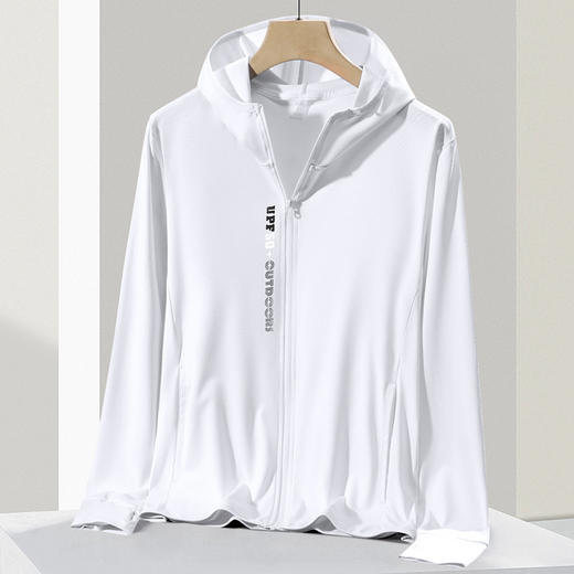 冰丝防晒衣女夏薄款防紫外线透气硬核防晒开衫连帽外套男皮肤衣 商品图2