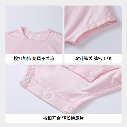 【实体店同款】女宝宝连体衣两件装夏季新款安奈儿童装YG521745 商品图3
