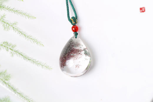 绿幽灵水晶吊坠 配精美挂绳 商品图5