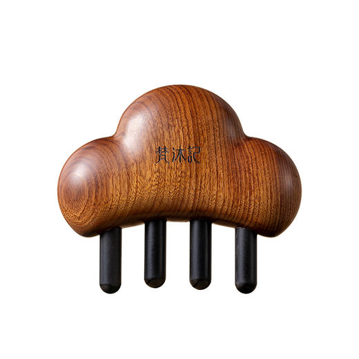 梵沐记 | 东阳木梳 牛角材质 按摩头皮 礼盒装 商品图6