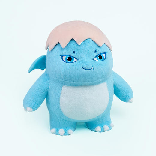 奶龙卡通玩偶暴暴龙公仔蓝色蛋壳龙玩偶恐龙毛绒玩具生日礼物 商品图1