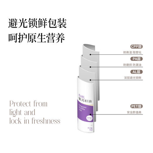 【OMEGA3系列】定量小袋有机紫苏籽油5ml*21袋-会员专享 商品图5