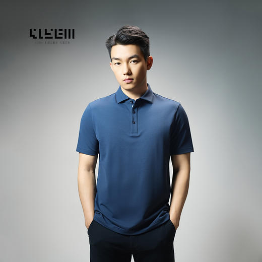 4158m 梵高Π轻奢温莎领大珠地POLO衫 商品图2