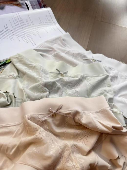 MH竹纤维女士轻奢桑蚕丝底裆内裤36009 商品图1