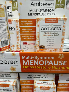 折扣特价299元🉐包税包邮到手🔥Amberen女性雌激素更年缓解助睡眠情绪90粒胶囊