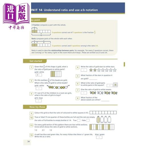 【中商原版】Fractions Decimals & Percentages 6 英国Schofield小学教辅 分数小数和百分比 6年级 英文原版幼小数学学习教辅 商品图3