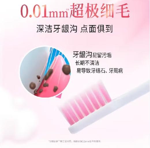 细齿洁羽纤靓龈牙刷2支装 商品图2